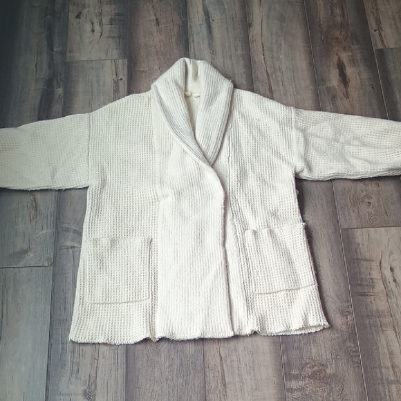 Moth By Anthropology Cream Women's Cardigan Sweater Jacket Size All - Picture 1 of 13